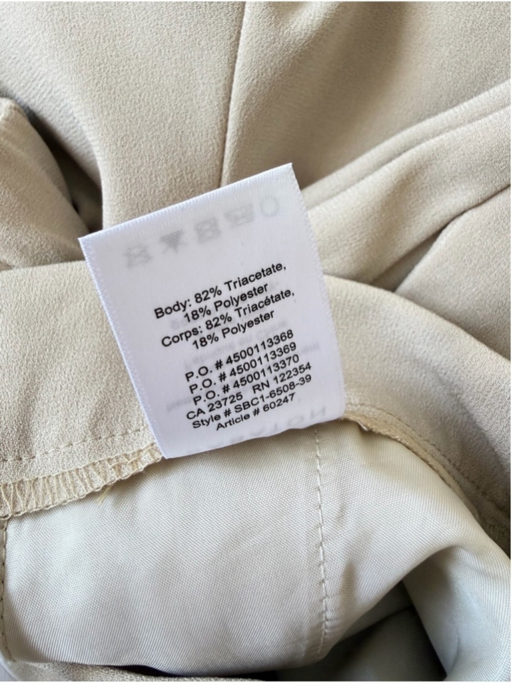 ARITZIA BABATON CONAN PANT in Olive Beige Size 8 NWT - Picture 6 of 12